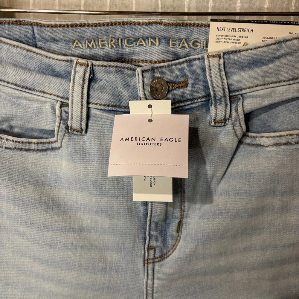 BNWT American Eagle High Rise Skinny Jegging Jeans - Picture 5 of 7